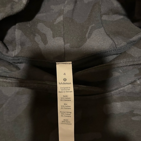 Lululemon Athletica Dark Camouflage Hoodie - Picture 3 of 4